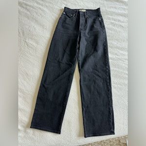 MADEWELL PERFECT VINTAGE WIDE LEG JEAN, size 24, NWT